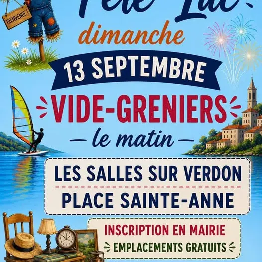 Fête du lac de Sainte-Croix - Vide-greniers_Les Salles-sur-Verdon