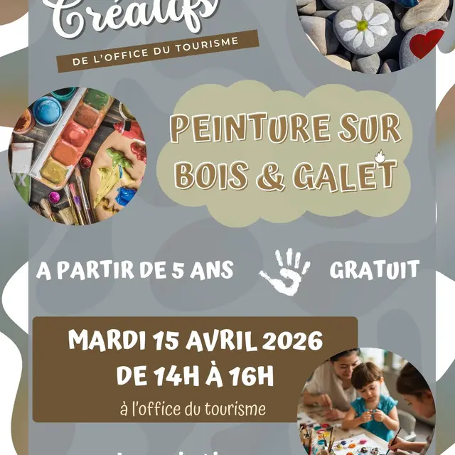 Atelier Peinture sur bois et galets_Corrençon-en-Vercors