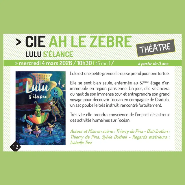 CIE Ah le Zèbre - Jeune Public_Vallauris Golfe - Juan