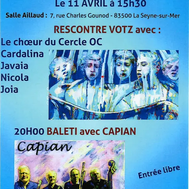 Traoumad danses celtiques et Capian danses Occitanes proposé par La Philharmonique La Seynoise_La Seyne-sur-Mer