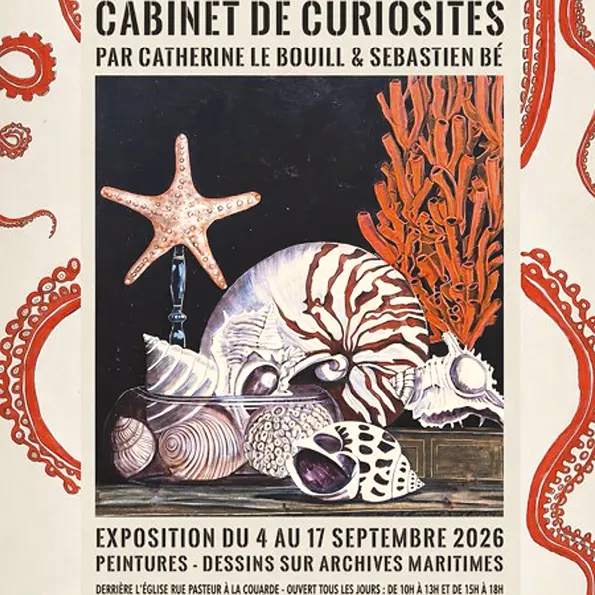 Exposition : Cabinet de curiosités par Catherine Bouill et Sébastien Bé_La Couarde-sur-Mer