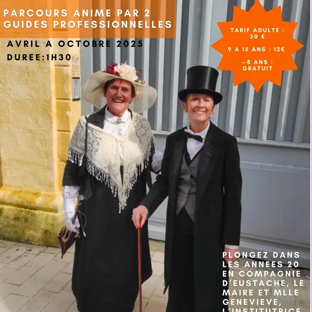 Visite guidée costumée, pour la découverte de Saint-Martin-de-Ré début XXᵉ