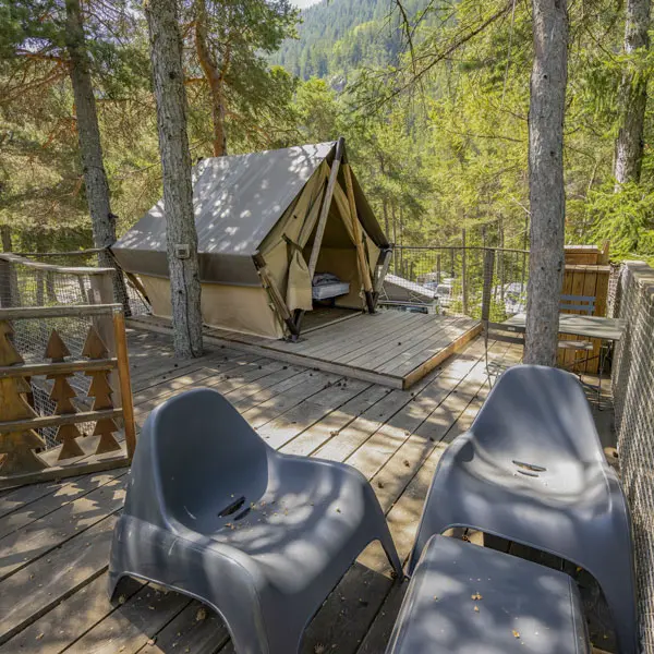 Tente lodge perchée Rioclar