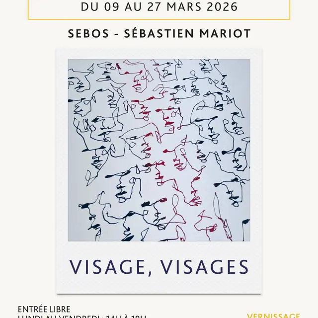 Exposition Visage, visages par Sebos_Évian-les-Bains