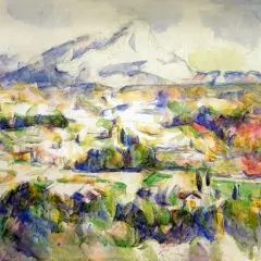 Aquarelle Sainte Victoire