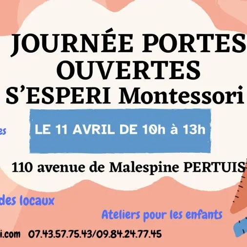 Portes ouvertes S'ESPERI_Pertuis