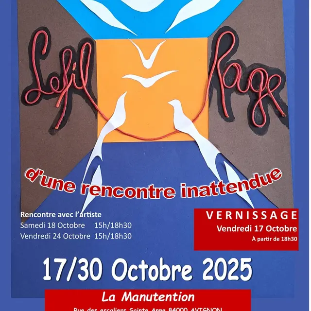 Jacques Chazel - « Le fil rouge d’une rencontre inattendue »_Avignon