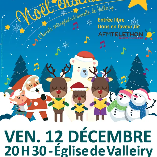 Téléthon : Concert Noël ensemble_Valleiry