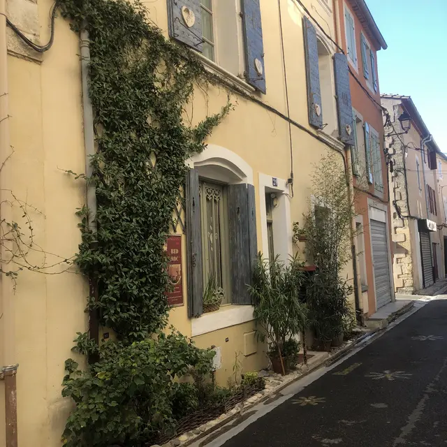 Façade de la maison La Princesse  au petit pois