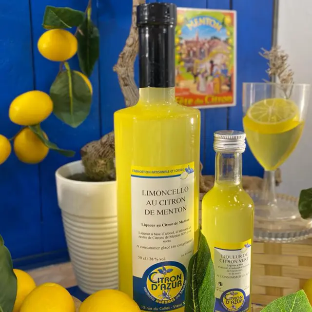 Limoncello au citron de Menton IGP