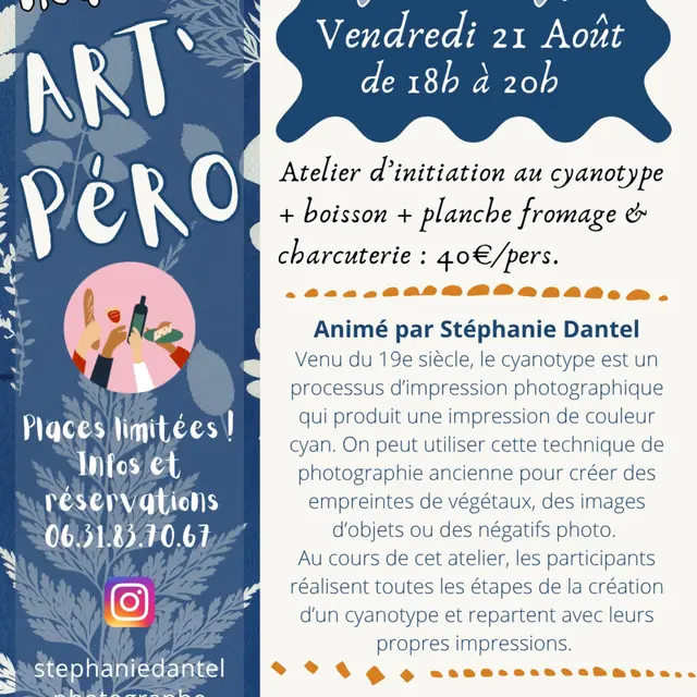 ART Apéro ' Cyanotype'_Tourrettes