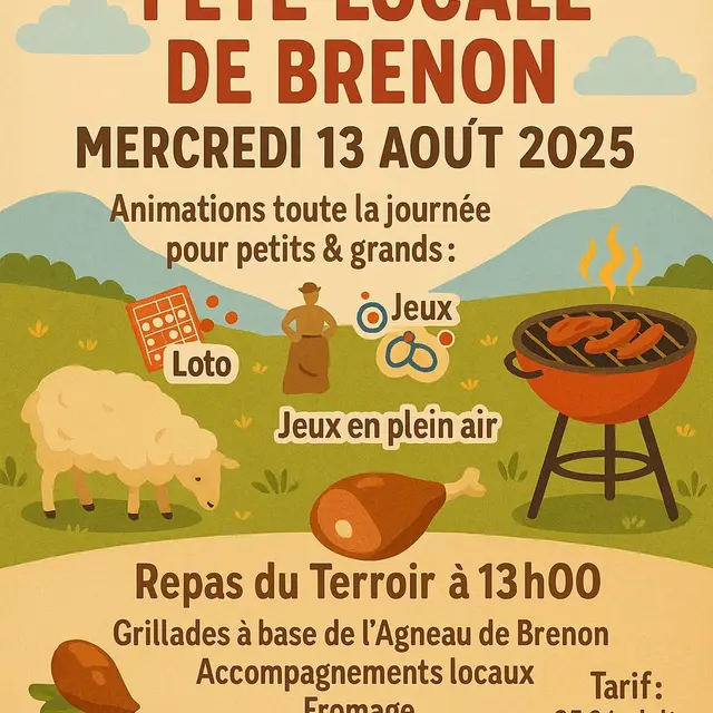 Fête locale de Brenon_Brenon