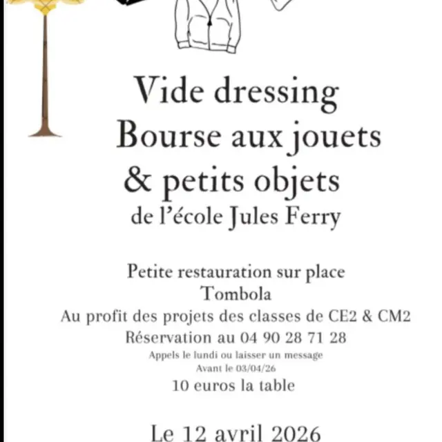 - Bourse aux jouets et petits objets de l'école Jules Ferry_Vaison-la-Romaine