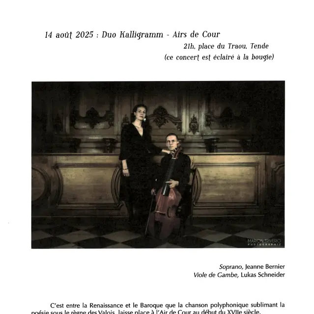 Duo Kalligramm  - Airs de Cour_Tende