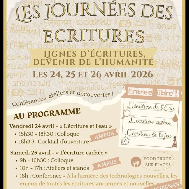 Les Journées des Écritures_Ampus