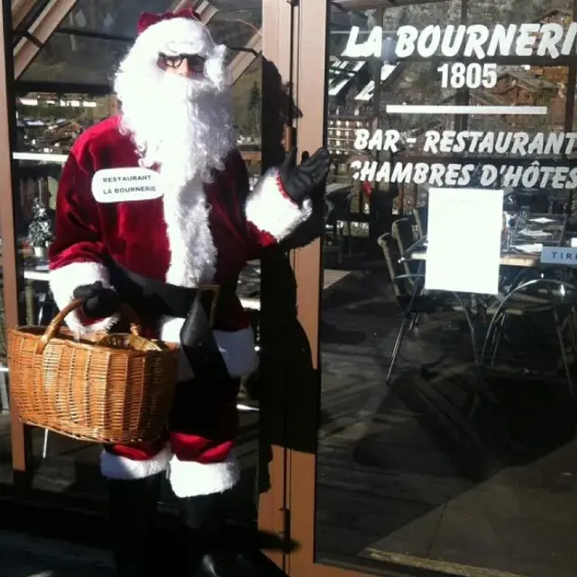 Arrivée du Père Noël à la Bournerie
