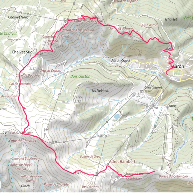 Tour des crêtes d'Auron_Auron