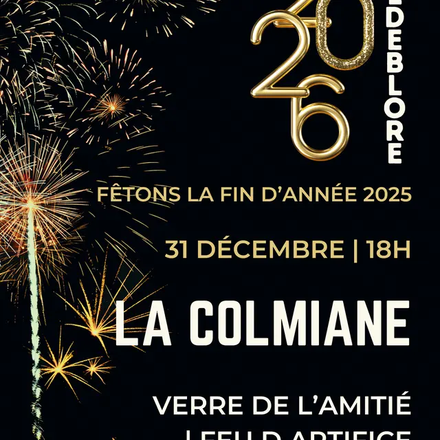 Feu d'artifice et Verre de l'amitié_La Colmiane