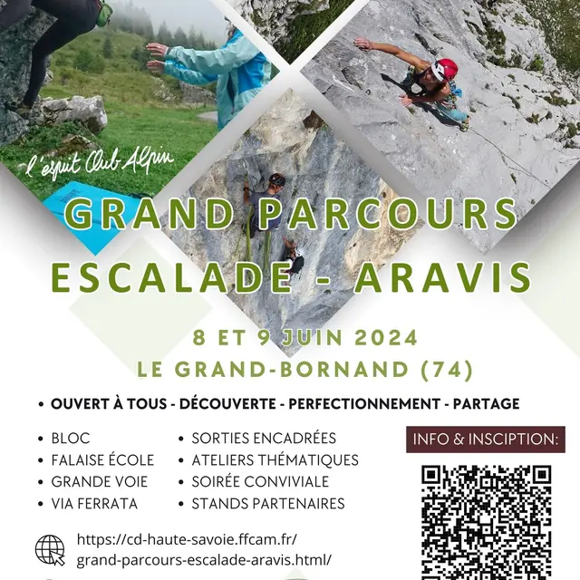 Affiche Grand Parcours escalade