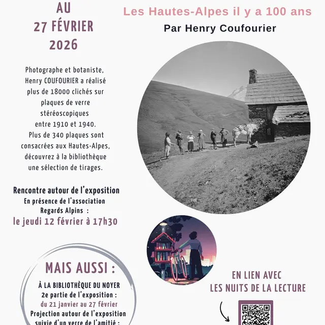 Vernissage expostion - Les Hautes-Alpes il y a 100 ans_Saint-Jean-Saint-Nicolas
