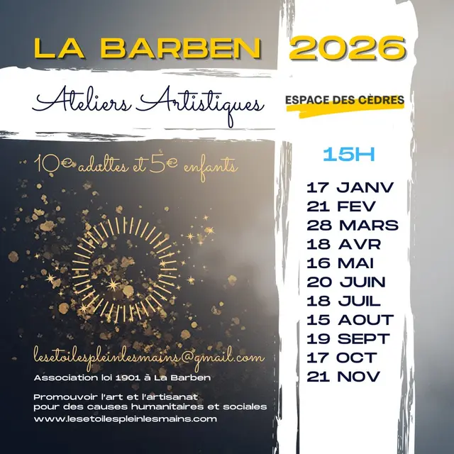 Atelier artistique à La Barben_La Barben