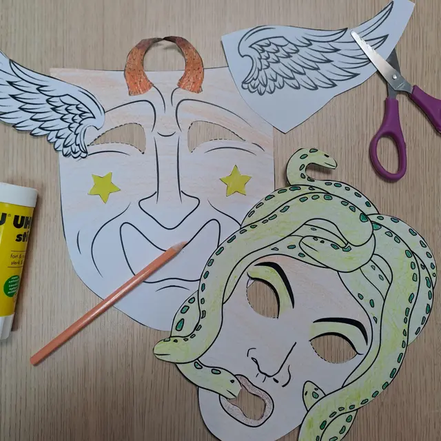 Mon premier masque de théâtre