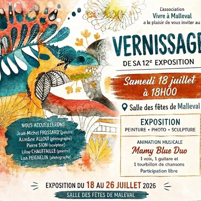 Exposition de peintures et photographies_Malleval