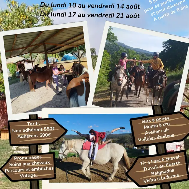 Camps au Poney Rouge_Villes-sur-Auzon