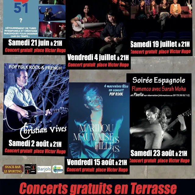 Concert : Pastiche - parodies | Fête de la musique_Barjols