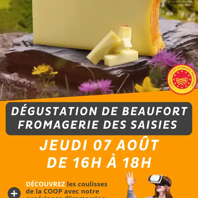 Dégustation de Beaufort à la fromagerie des Saisies_Les Saisies