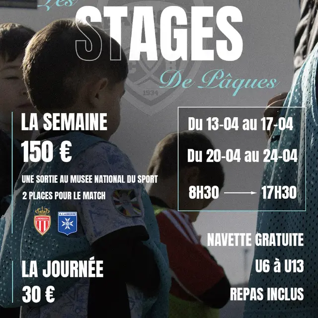 Les stages de Pâques du FC Beausoleil