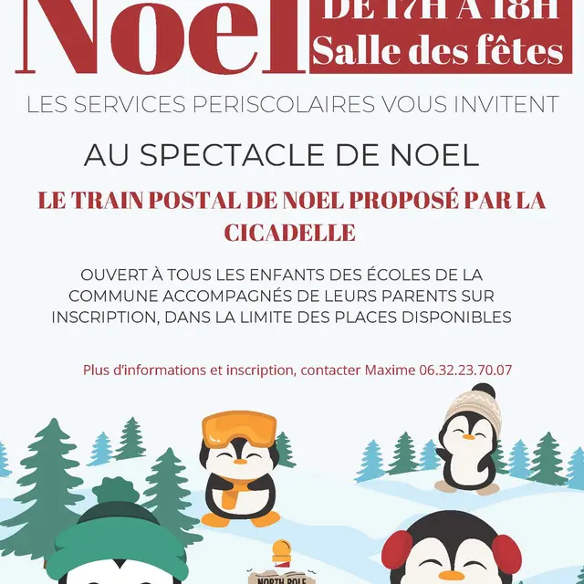 Spectacle de Noël : le train postal de Noël_Crêts en Belledonne