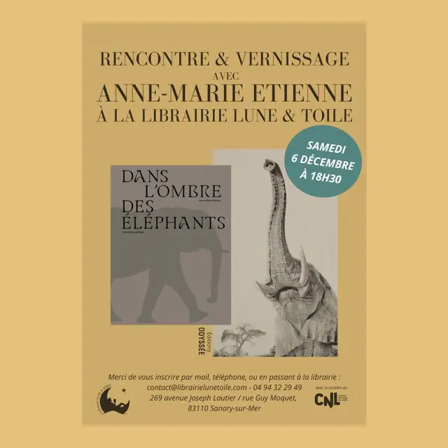 Rencontre et vernissage avec Anne-Marie Etienne_Sanary-sur-Mer