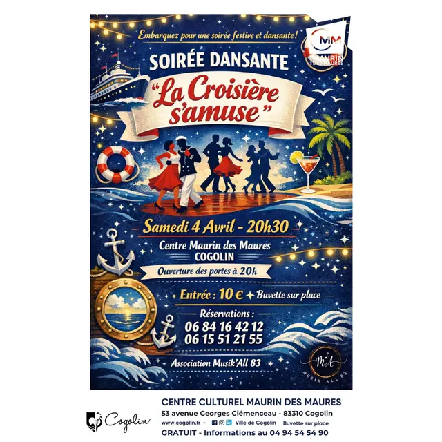 Spectacle La croisière s'amuse_Cogolin