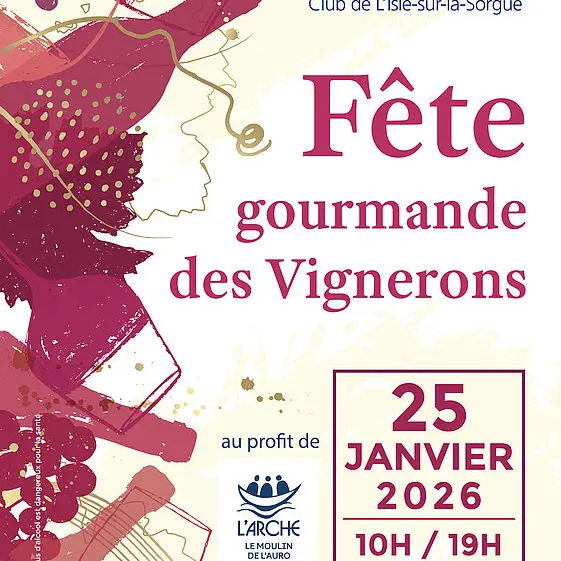 Fête Gourmande des Vignerons_L'Isle-sur-la-Sorgue