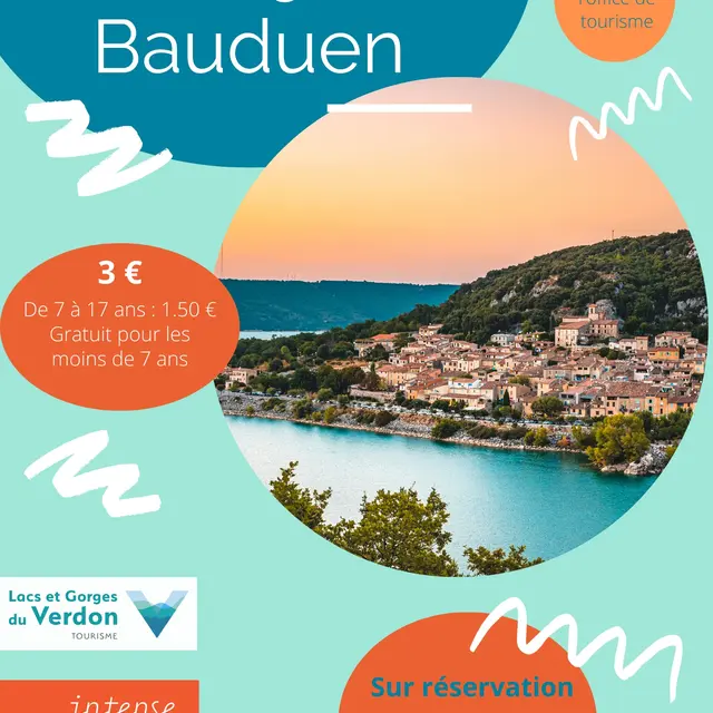 Visite guidée du village de Bauduen