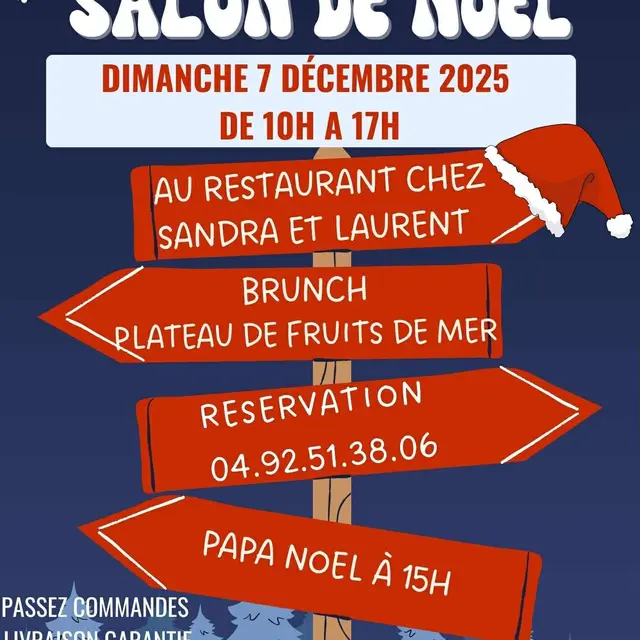 Salon de Noël au restaurant Le Beau Soleil_Upaix
