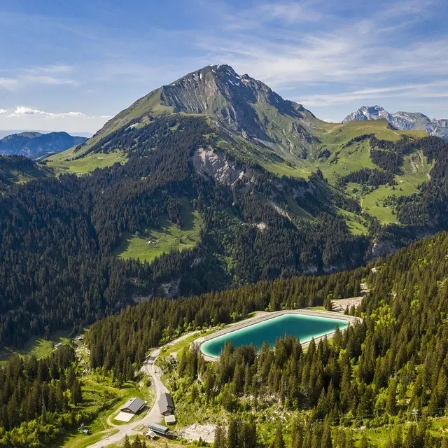Lac des Queysets-Châtel
