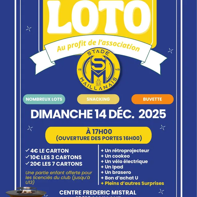 Loto du Stade Maillanais_Maillane