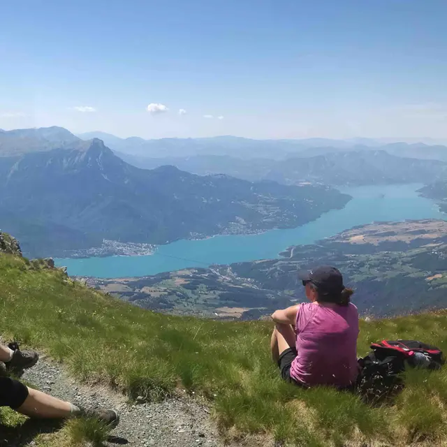 vue sur Serre-ponçon