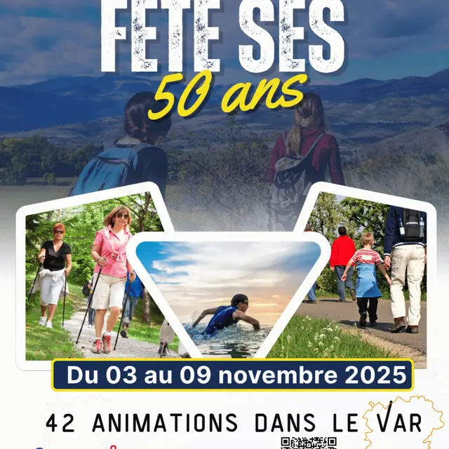 Randonnée pédestre : Rando santé | 50 ans du Comité départemental de la randonnée pédestre du Var_Brue-Auriac