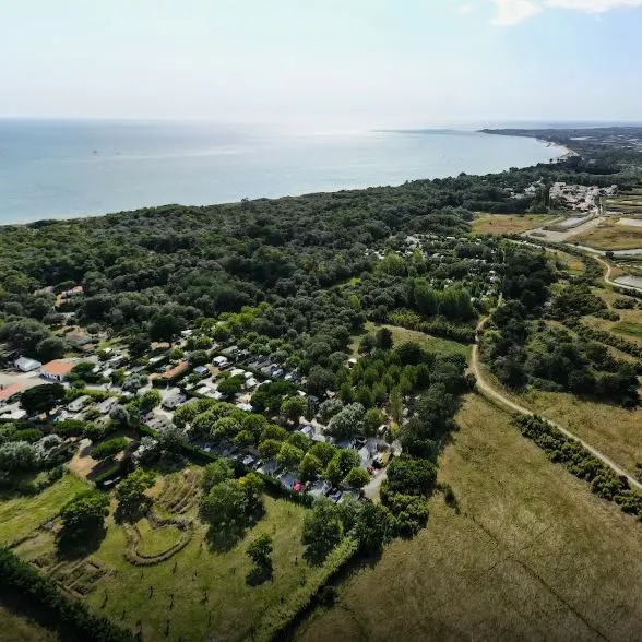 Vue aérienne Camping Le Puma