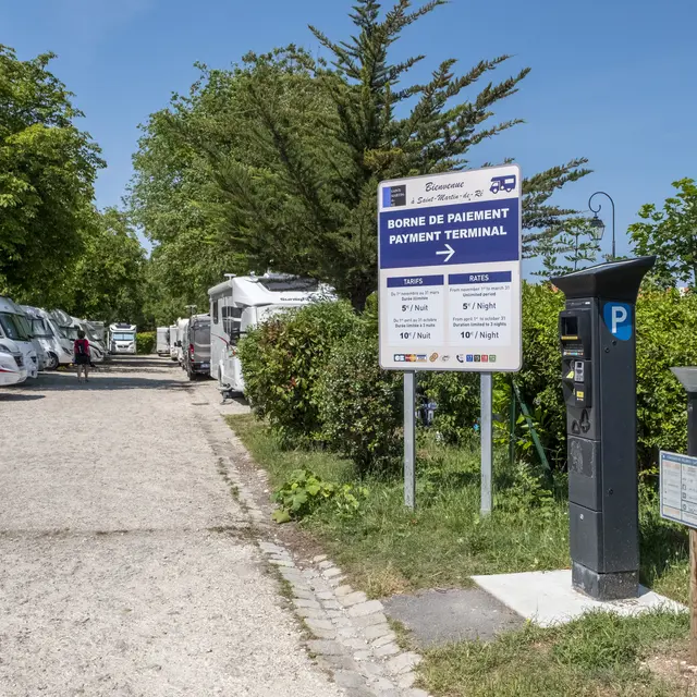 Aire de Camping Car de Saint Martin de Ré