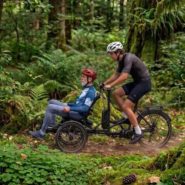 Présentation des vélos adaptés et fauteuils tout terrain_Morillon