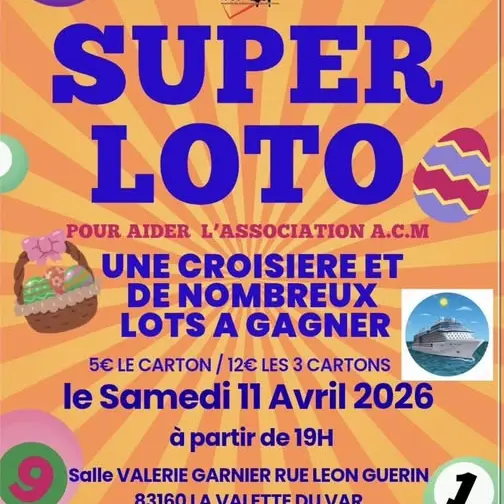 Super Loto de l'APCV La Valette_La Valette-du-Var