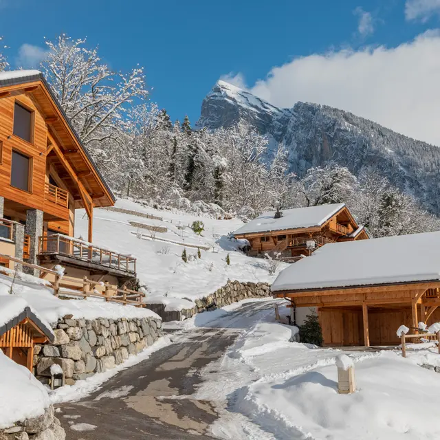 Itinéraire raquettes : Le village de Chantemerle_Samoëns