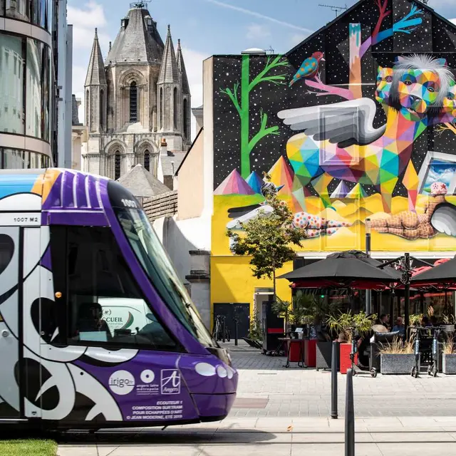 Échappées d'art - Découverte des œuvres en tramway (ligne tramway A)_Angers