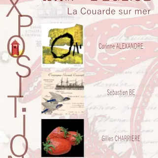 Exposition de Corinne ALEXANDRE, Sébastien BE et Gilles CHARRIERE_La Couarde-sur-Mer