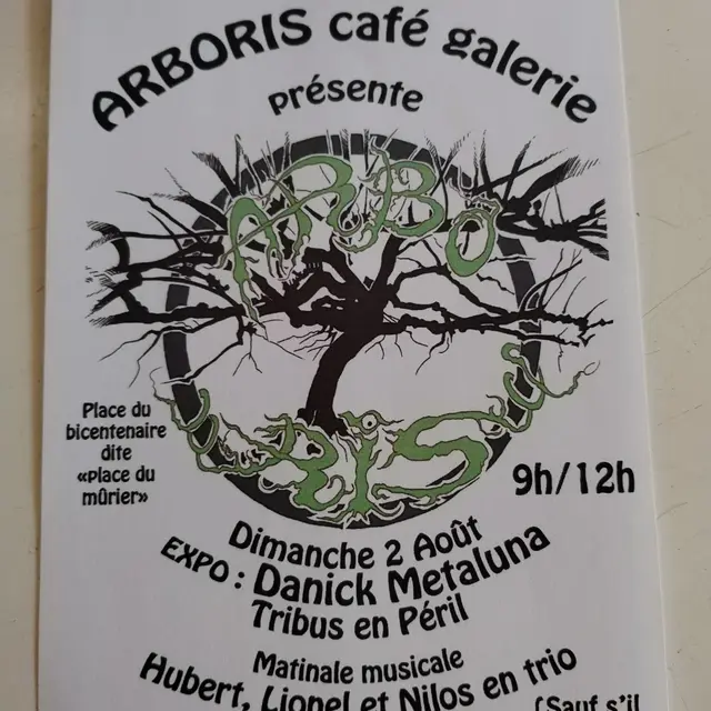 Matinée musicale et expo chez Arboris Café-Galerie