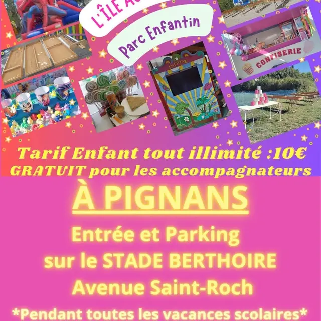 L'île aux enfants - Parc enfantin_Pignans